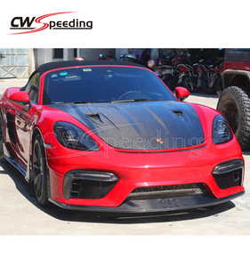 Kit carrosserie personnalisé de luxe style <span class=keywords><strong>GT4</strong></span>, pare-chocs avant en fibre de carbone, diffuseur arrière pour <span class=keywords><strong>PORSCHE</strong></span> 718 BOXSTER - Product Image 4