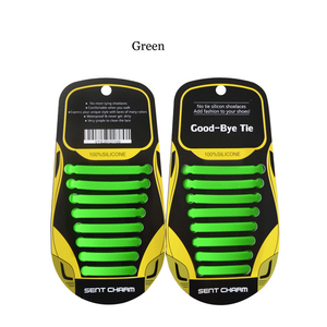 Lacci per <span class=keywords><strong>Scarpe</strong></span> Versatili per Adulti, Senza Necessità di Legare o Annodare, Design Piatto, Carta Nera con Colori - Product Image 2