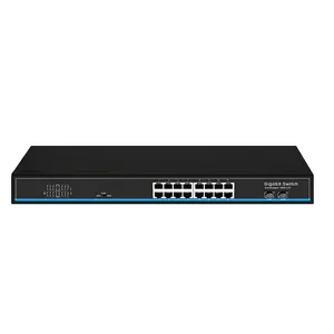 Netgear מיני שרת Poe מתג דופלקס מלא וחצי דופלקס אופטי 16GE + 2SFP 16 נמל עם ו-ethernet רשת I3 אינטרנט 4.1M