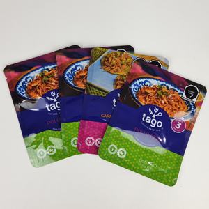 Bolsa <span class=keywords><strong>de</strong></span> Mylar Termosellable <span class=keywords><strong>de</strong></span> Tres Lados con Impresión Personalizada y Reciclable para Condimento <span class=keywords><strong>de</strong></span> <span class=keywords><strong>Tacos</strong></span>, Jengibre Encurtido, Salsa para Mojar Dumplings - Product Image 2