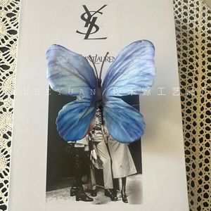Simulated <b>Butterfly</b> <b>Ornament</b> 3D Printed For Wedding Photography Props Home Decoration DIY Photo Shoot Hairpin Decor - Product Image 4