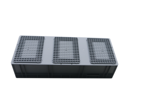<span class=keywords><strong>Caja</strong></span> de logística de plástico <span class=keywords><strong>industrial</strong></span> con diseño sólido | Solución de almacenamiento estándar europeo para almacenamiento - Product Image 4