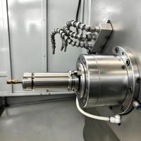 Centre d'usinage horizontal CNC moyen à 4 axes HMC500, broche BT40, système KND, précision de positionnement jusqu'à 0,003 mm