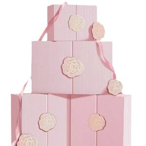 Caja de Regalo de Lujo Personalizable de Doble Puerta con Laminado Mate Bronceado, Papel Recubierto y Cartón Gris <span class=keywords><strong>para</strong></span> <span class=keywords><strong>Cumpleaños</strong></span> y Navidad - Product Image 1