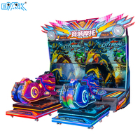 Machine de jeu d'arcade EPARK à monnayeur, jeu de course de moto et de voiture pour 2 joueurs, équipement de divertissement