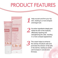 Vente en gros pas cher organique sexy crème d'agrandissement des fesses pour femmes OEM/ODM lifting des hanches crème pour fesses fermes et rebondies huile essentielle