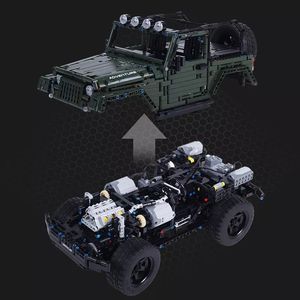 Nouvel arrivage de jouets Mould King nouveau produit 13124 RC véhicule d'escalade camion cascadeur hors route blocs de construction ensembles bricolage voiture jouets - Product Image 5