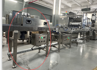 Ligne de production automatique de chocolat à dose unique avec déposeur, chargeur de moules et chauffage en acier inoxydable pour restaurant
