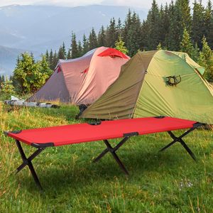 Camilla multifuncional 600d Oxford aleación de aluminio plegable cama de <span class=keywords><strong>Camping</strong></span> ligero de alta calidad plegable campamento cunas para dormir - Product Image 6