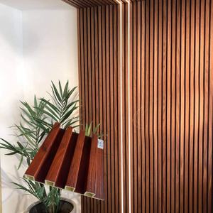 Panel de Pared Decorativo de PVC WPC con Diseño de Madera Alternativa, Estilo Moderno, para Interiores, para Paredes de TV - Product Image 2