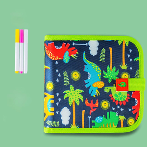 Bloc de Dibujo Reutilizable y Borrable para Niños Pequeños – Juguete de Viaje para Niños 2026 con 3 Rotuladores de Acuarela, Libro de Dibujo Preescolar para Coche y Avión - Product Image 6