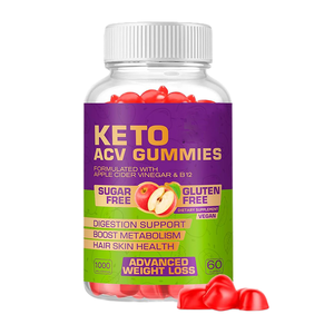 OEM ODM Advanced <span class=keywords><strong>KETO</strong></span> ACV Gummies Suplemento de fibra Vinagre de sidra de manzana Gummy Vitamina B12 Salud Antioxidante Suplementos de salud - Product Image 1