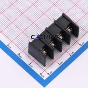 ZX-DG10-7.62-4P Barrier Terminal Block Through hole Component (THT),P=7.62mm Connector - Product Image 1