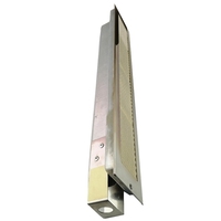 Kit Xxl Brûleur à gaz infrarouge commercial Barbecue Grill RV Extérieur Plaque de cuisson en acier inoxydable avec chauffage rapide et fonctions d'économie d'énergie