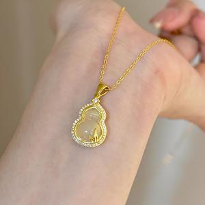 Collar de Perlas con Hebilla de Lingote de Oro Retro Clásico de Alta Gama, Accesorio de Moda Coreano, Favorito de los Bloggers de Instagram - Product Image 2