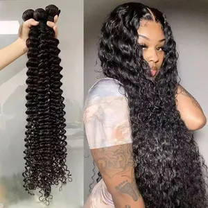 wholesale bundle virgin hair vendor with frontal girls black white women weave hair body wave straight curly hair extensions