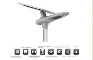 Lampadaire solaire routier <span class=keywords><strong>ECOSOLAR</strong></span> LED DC 12V IP65 Ra90 Angle de faisceau 270° 3000LM Garantie 5 ans Certifié CE/RoHS - Product Image 6