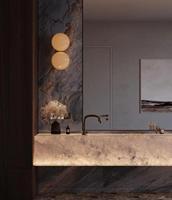 Panneau mural en pierre de luxe en marbre translucide Onyx de haute qualité pour la maison et l'hôtel