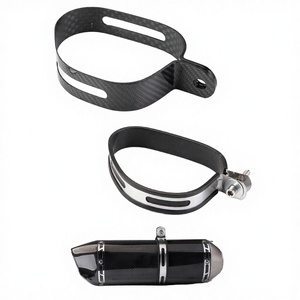 Nuevo sistema de escape para motocicleta: Abrazadera de soporte de tubo de escape <span class=keywords><strong>Yoshimura</strong></span> R77 de fibra de carbono para silenciador, para reacondicionamiento/actualización - Product Image 4