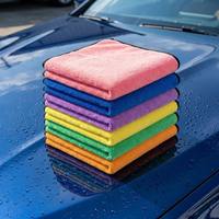 Serviette de lavage et de séchage professionnelle en microfibre corail compressée 800 GSM, écologique, pour le detailing automobile, vente en gros usine