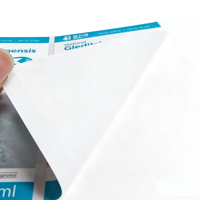 Étiquettes autocollantes personnalisées en PP imperméables pour bouteilles de lessive, forme oblongue, résistantes à l'huile, impression CMJN/Pantone pour emballage