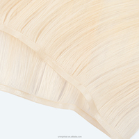 Cheveux humains russes Remy vierges doublement étirés, volume invisible pour extensions capillaires, 100g pour femmes blanches
