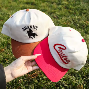 Gorra de Béisbol de 5 Paneles con Logotipo Personalizado, Unisex, Deportiva, para Golf, Transpirable, Impermeable, Bordado Suave, Dos Tonos, OEM, ODM - Product Image 6