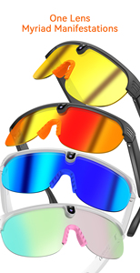 Gafas de Ciclismo Inteligentes AIMB-G5 con Cámara de 8MP, Grabación de Video 1200P, Traducción en Tiempo Real, Control Táctil, Resistencia al Agua IP54, Visión Nocturna - Product Image 3