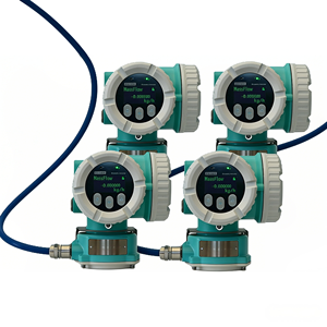 Débitmètre massique Coriolis en acier inoxydable, haute précision +/-0,05%, support OEM personnalisé, pour air et gaz, à bride - Product Image 1