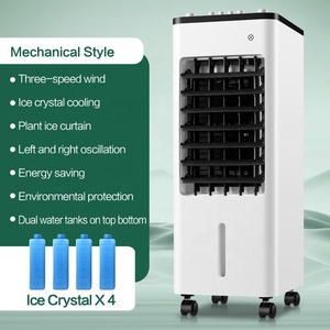Enfriador <span class=keywords><strong>de</strong></span> <span class=keywords><strong>Aire</strong></span> Evaporativo Portátil - Ventilador <span class=keywords><strong>de</strong></span> Pie para Hogar y Oficina - Product Image 4