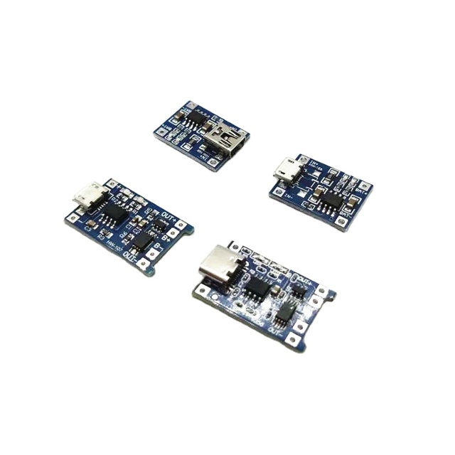 New Original Tp4056 Protect Charger Module 1A Type-C Mini USB PCB Battery Charger Circuit Board with Micro Usb