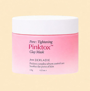 Masque facial hydratant premium à l'argile, complexe resserrant les pores, masque détoxifiant rose pur, soin coréen pour la peau - Product Image 1