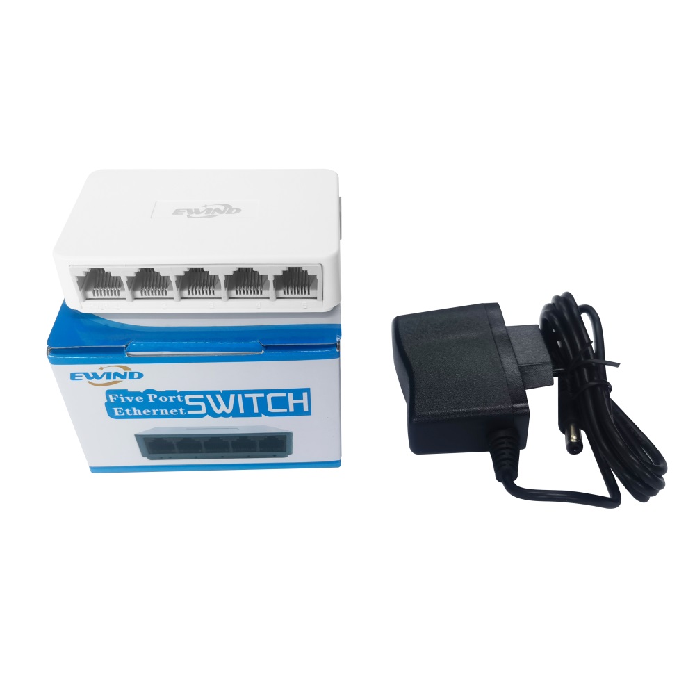 OEM/ODM Быстрый концентратор настольная сеть 5 портов 10/100 м без Poe коммутатора Ethernet коммутатор