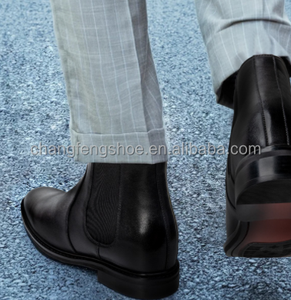 بوت تشيلسي من جلد العجل الإيطالي الأصلي موديل <span class=keywords><strong>2025</strong></span> للرجال، يزيد الطول 8 سم، حذاء جلدي مصنوع يدويًا للرجال - Product Image 6