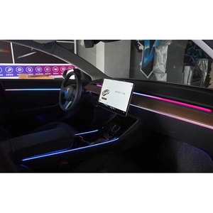 Kit de Actualización de Iluminación Ambiental de 64 Colores para Tesla Model 3 RHD 2019-2020, Accesorios de Iluminación LED Interior - Product Image 2