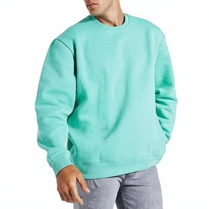 Service OEM Sweat-shirt Homme Coupe Classique Personnalisé en Coton Polaire Uni Col Rond Haute Qualité Écologique Style Urbain Hiver - Product Image 1
