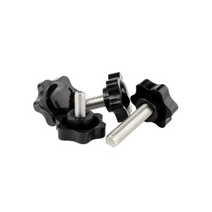 High Quality Six Star Plastic Head Thumb Screw Handle Knob Thumb Screw