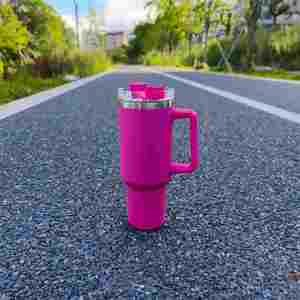 2024 <b>Hot</b> Sale Vacuum Insulated Travel Mug Custom Logo 40 oz Tumbler Cup With Handle Stainless Steel Bulk Price - Product Image 5