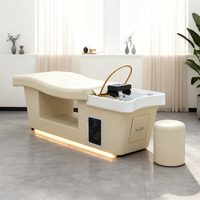 XFMC Headspa shampooing lit Massage électrique tête thérapie lavage des cheveux Thai Spa Salon de beauté cils lit incurvé avec circulation d'eau