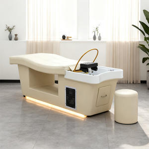 XFMC Headspa shampooing lit Massage électrique tête thérapie lavage des cheveux Thai Spa Salon de beauté cils lit incurvé avec circulation d'eau - Product Image 2
