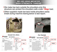 Mochila Táctica de Camuflaje LAMGOYI Personalizada Multicolor 900D de 45L Impermeable con Sistema Molle para Gimnasio y Deportes para Hombre