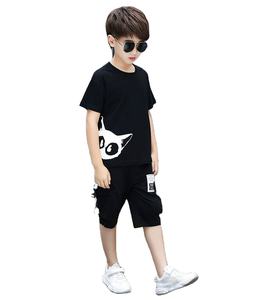 Venta al por Mayor de Conjuntos de Ropa Casual para Niños de Alta Calidad y Estilo Nuevo, Camisetas con Logotipo Estampado y Pantalones, Turquía - Product Image 1