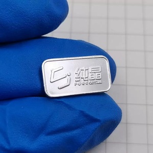 1g gümüş bar ayna cilalı Metal gümüş değerli Metal Ag 99.9% - Product Image 3