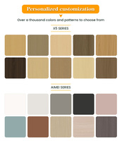 Panneau de bois décoratif de haute qualité en gros, surface mate, matériau durable pour meubles, panneau de particules mélaminé