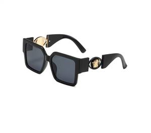 4518 New Fashion Sunglasses Women Sunscreen UV Retro <b>Large</b> <b>Frame</b> Men's Sunglasses - Product Image 1