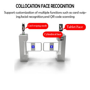 किफायती स्टेनलेस स्टील फिंगरप्रिंट स्पीड टर्नस्टाइल प्रवेश निकास द्वार प्रकार फ्लैप बैरियर गेट प्रकार फ्लैप बाधा ip55 सुरक्षा - Product Image 3