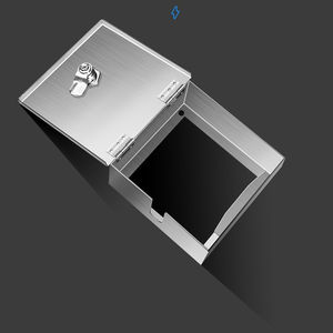 カスタムステンレス金属電気ボックスIP65防水DIY屋外接続ジャンクションケーブル分岐ケースプロジェクトエンクロージャ - Product Image 3