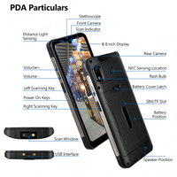 Terminal Portátil PDA Android 15 de 6 Pulgadas, Escáner de Código de Barras 2D Zebra SE4710, CPU G99 MT6789, IP68 Resistente, Colector de Datos para Almacén