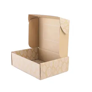 Boîte de papier pliante ondulée d'emballage cadeau de téléphone portable de mouchoirs en papier de luxe personnalisée avec logo