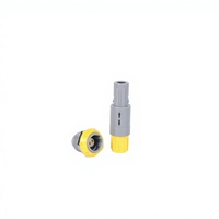 Connecteur circulaire Push-Pull BEXKOM PPAG série P, 16 broches, prise droite, laiton plaqué or, boîtier PC, qualité médicale, faible coût